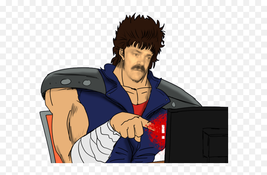 Sticker De Tinnova Sur Risitas Kenshiro Le Survivant Hokuto - Hokuto No Ken Pfp Png,Kenshiro Png