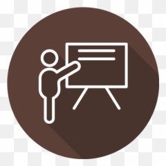 Teaching Icon Of Line Style - Available SVG PNG EPS AI Circle
