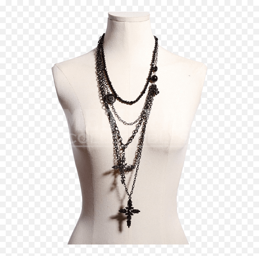 Gothic Cross Necklace - Necklace Png,Gothic Cross Png