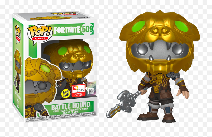 Fortnite - Battle Hound Pop Vinyl Figure 2019 E3 Convention Exclusive Battle Hound Fortnite Funko Pop Png,Fornite Png