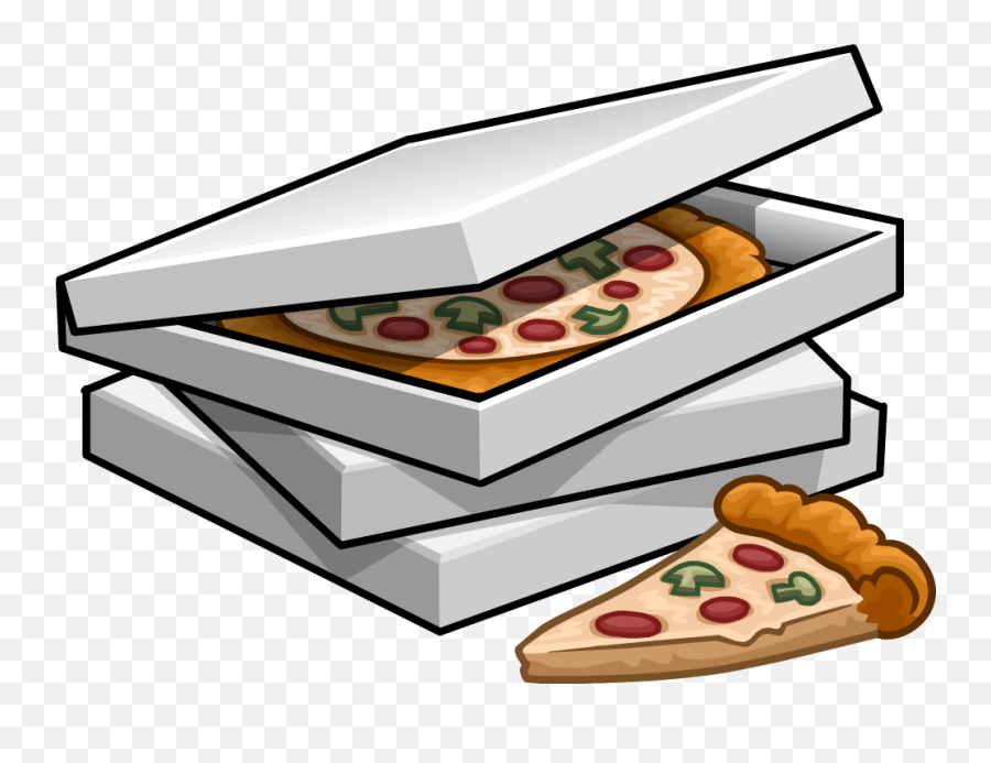 Cartoon Pizza Png - Pizza In Box Clipart,Pizza Png Transparent