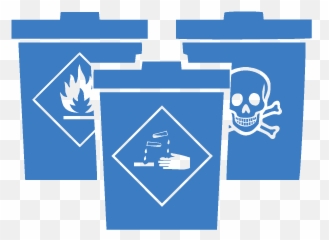 Waste Management - Hazardous Icon Blue png