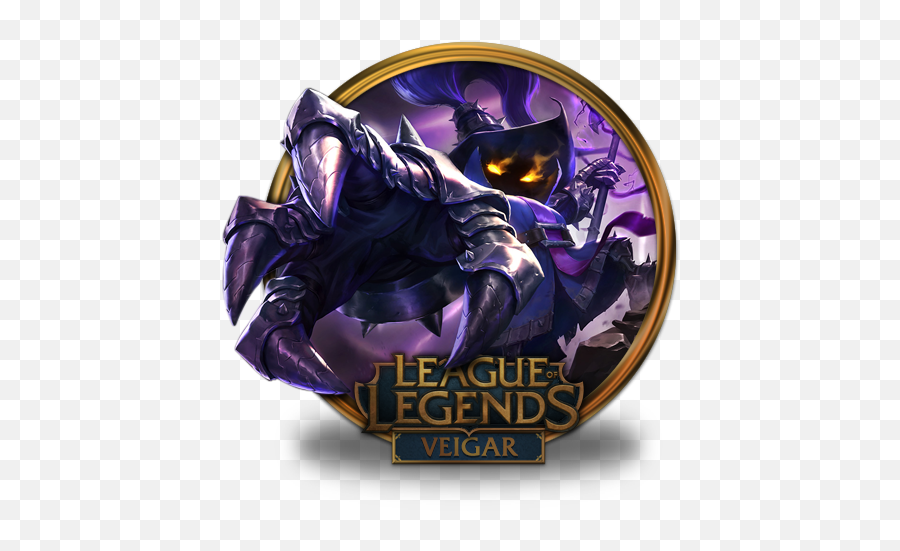 Icon Of League Legends Gold Border Icons - League Of Legends Veigar Png,Veigar Passive Icon