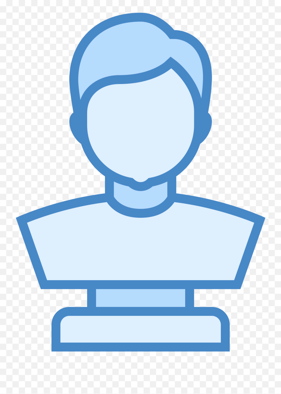 Transfer Icon Blue Png Image With No - Busto Png,Sculpture Icon