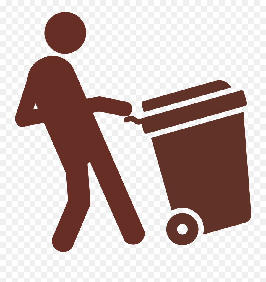 Residential Western Disposal - Waste Container Png,Black Trash Can Icon