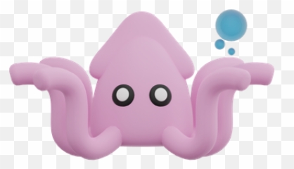 Marine Squid Icon - Download Glyph Style Happy png