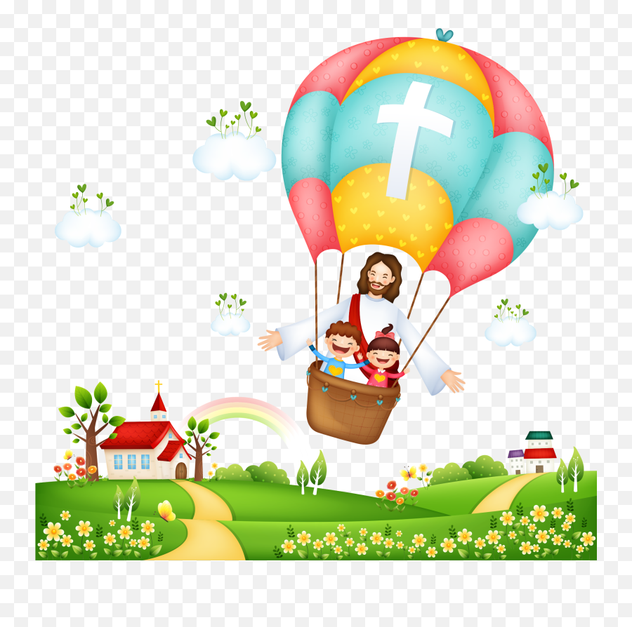 Download Free And - Hot Air Balloon Jesus Png,Ballons Icon