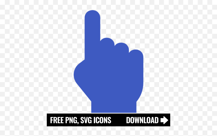 Free Blue Finger Pointer Icon Symbol Png Svg Download - Language,Pointed Finger Icon