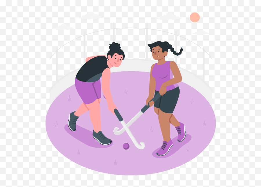 Field Hockey Customizable Cartoon Illustrations Bro Style - Imágenes Hockey Png,Field Hockey Icon