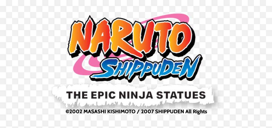Naruto The Epic Ninja Statue - Naruto Shippuden Png,Naruto Logo Png