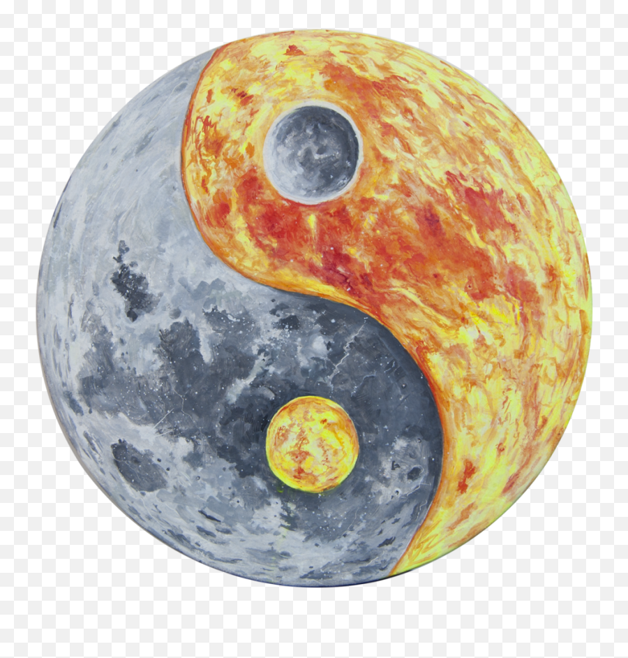 Sun And Moon Art Print U2014 Amy - Sun And Moon Art Png,Full Moon Transparent Background