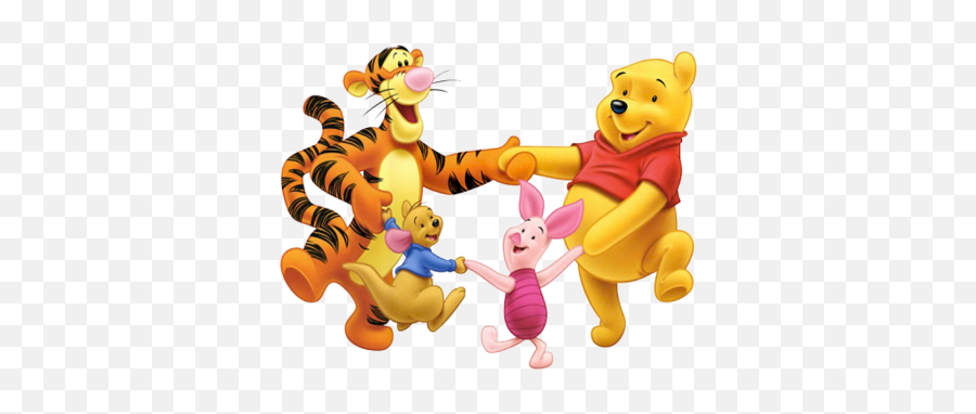 Tigger Winnie The Pooh Group Clipart - Winnie The Friends Png,Tigger Png
