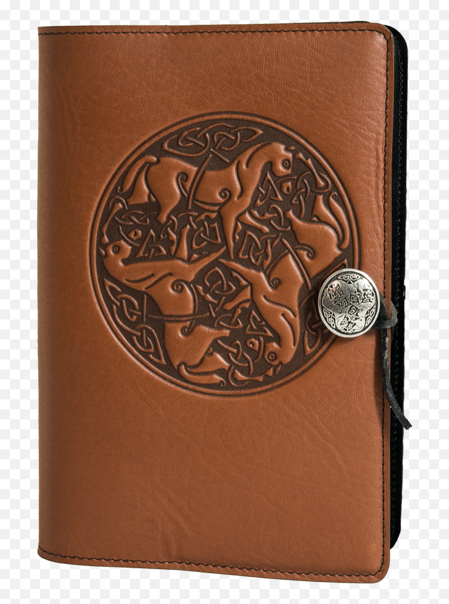 Oberon Design Leather Refillable Journal Cover Celtic Horse - Solid Png,Casque Icon Variant Etched