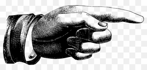 Finger Point Vector Transparent PNG