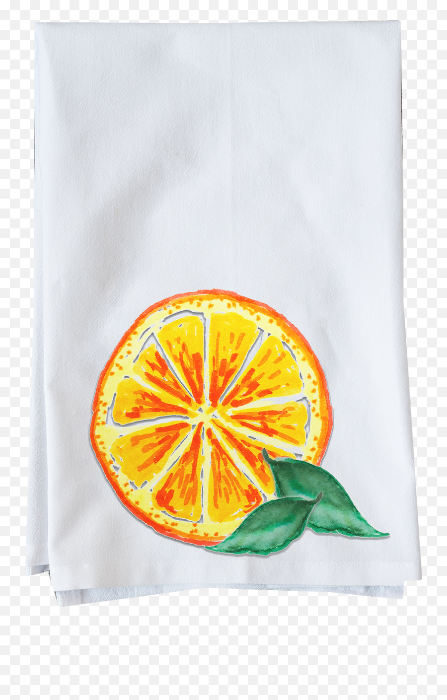 Funny Flour Sack Towel Png Orange Slice