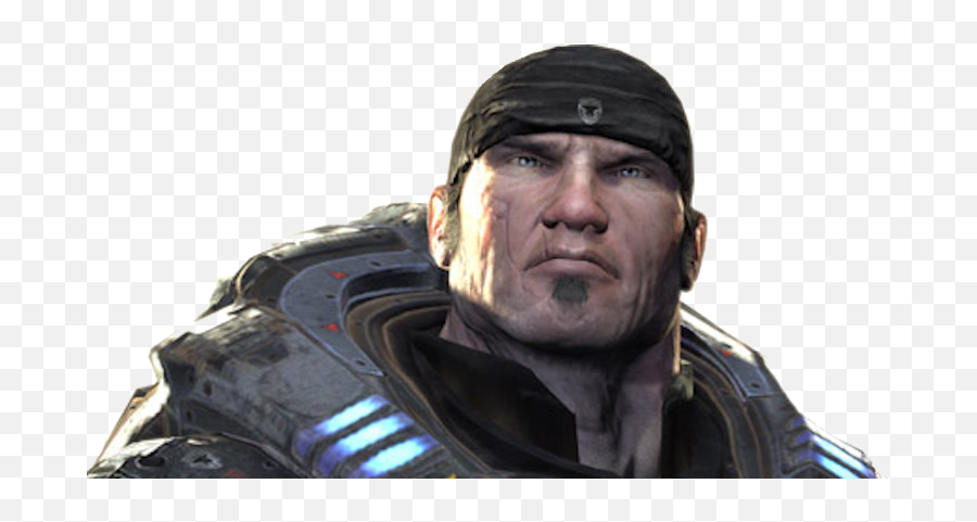 Download Dizzy Dom Marcus - Marcus Fenix Dave Bautista Gears Of War 4 Marcus Son Png,Fenix Png