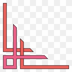 Geometric Corner Border Clipart - Simple Design For Project png