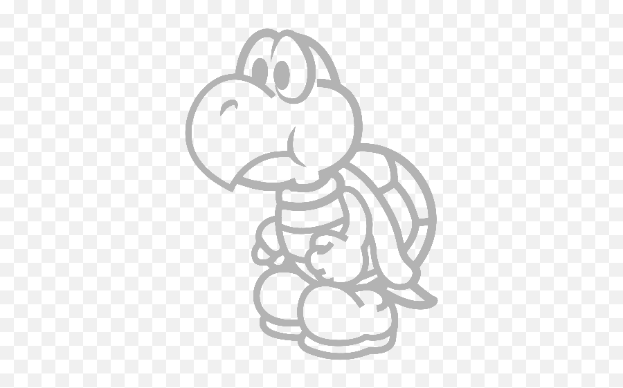 Download Hd Koopa Troopa - Koopa Troopa Paper Mario Png,Koopa Troopa Png