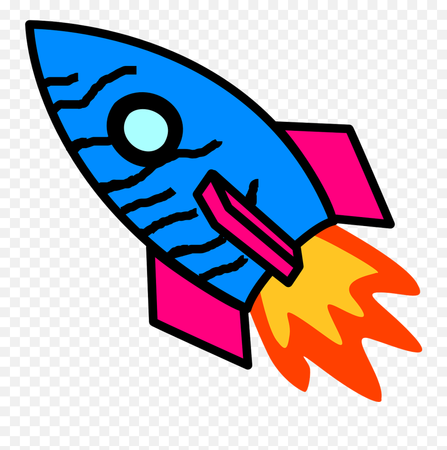 Rocket Cartoon Spaceship - Spaceship Clipart Png,Spaceship Clipart Png