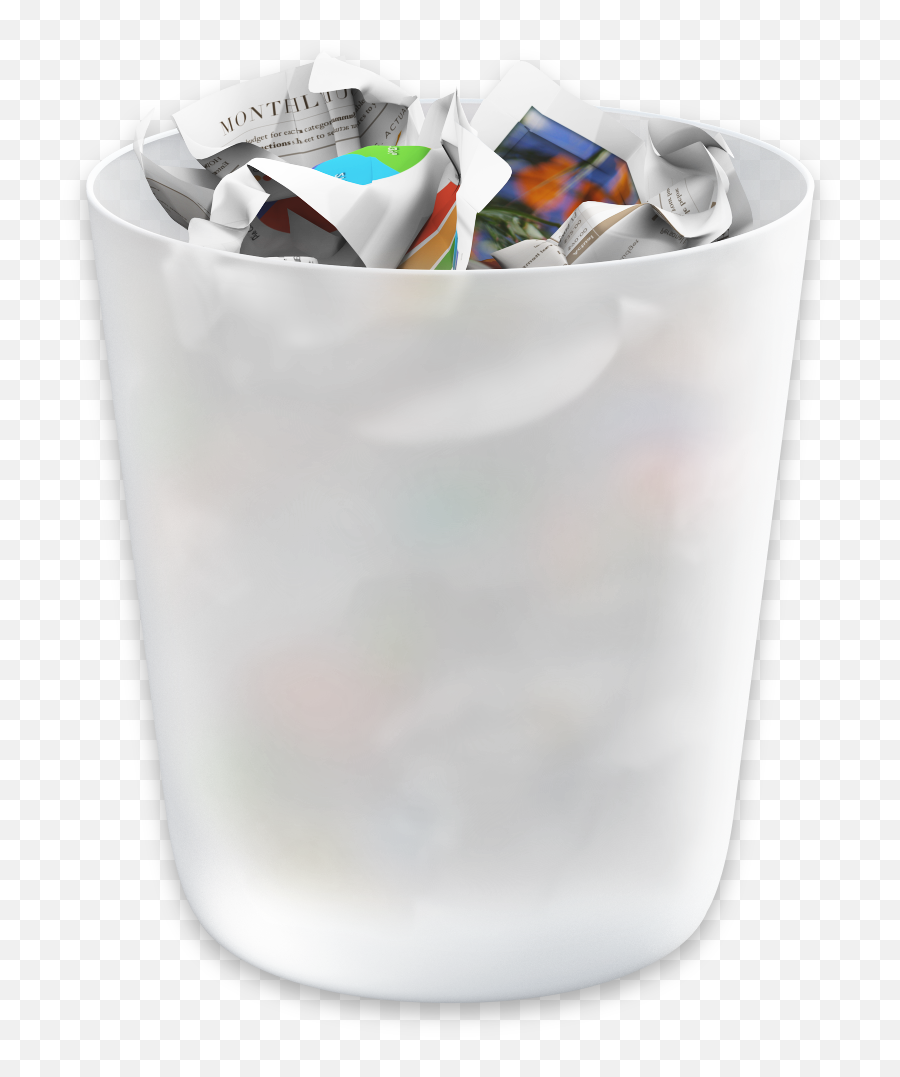 Macintosh Macos Os X Yosemite Trash - Mac Recycle Bin Icon Png,Trash Transparent