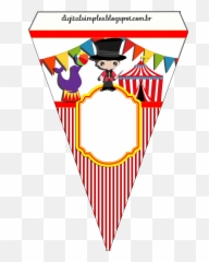 One Clipart Dienes Picture - Banderines De Circo Para Imprimir Png,Banderines Png