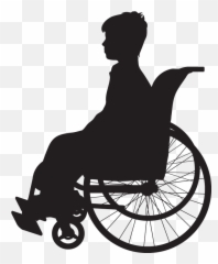 Download Muscular Dystrophy Is A Group Of Diseases That - Silhouette Boy In Wheelchair png