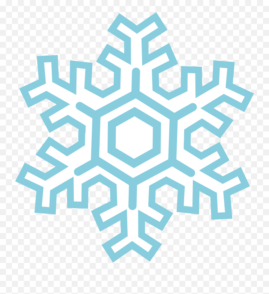 Snowflake Clipart Png - Frozen Snow Flakes Png,Snowflake Emoji Png