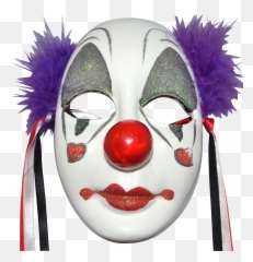Clown Face Paint Png - Mask Full Size PNG Transparent