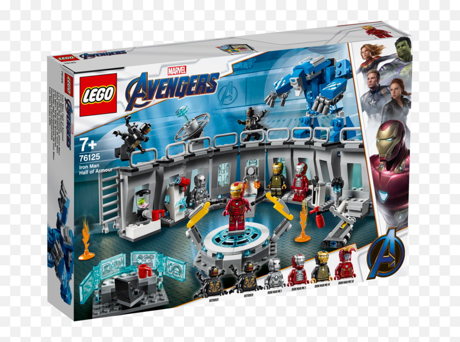 76125 Lego Super Heroes Iron Man Hall Of Armour - Age Of Ultron Png,Lego Transparent