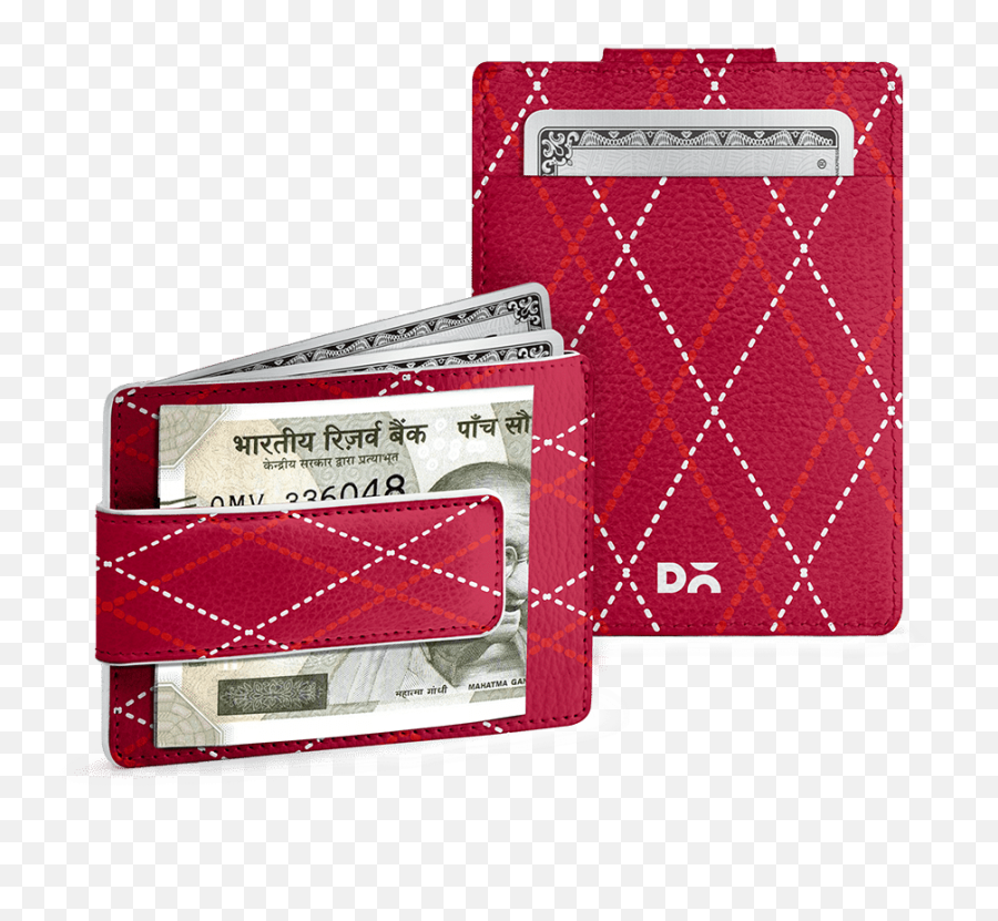 Dailyobjects Brick Red Diamond Rope Money Clipper Card - Wallet Png,Red Diamond Png