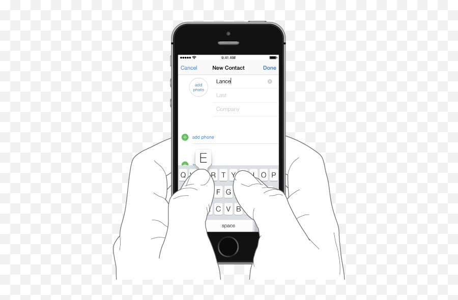 Enter Text - Iphone Iphone Help Computer Keyboard Png,Iphone Keyboard Png