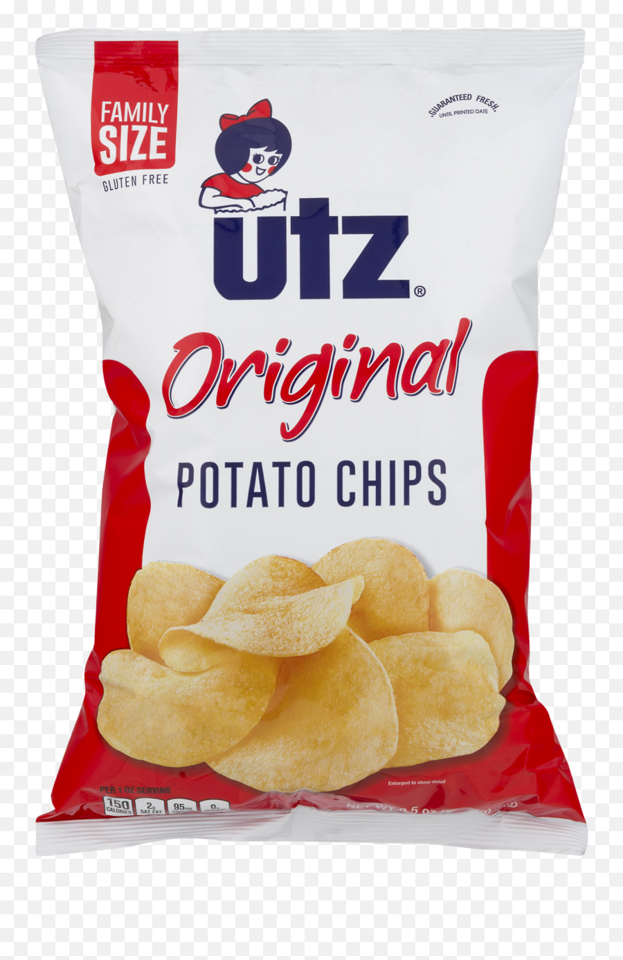 Utz Potato Chips Original U2013 Quality Foods - Utz Original Potato Chips Png,Chips Png