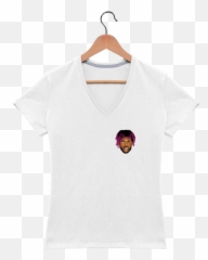 Camiseta Mujer Cuello En V Lil Uzi Vert Png