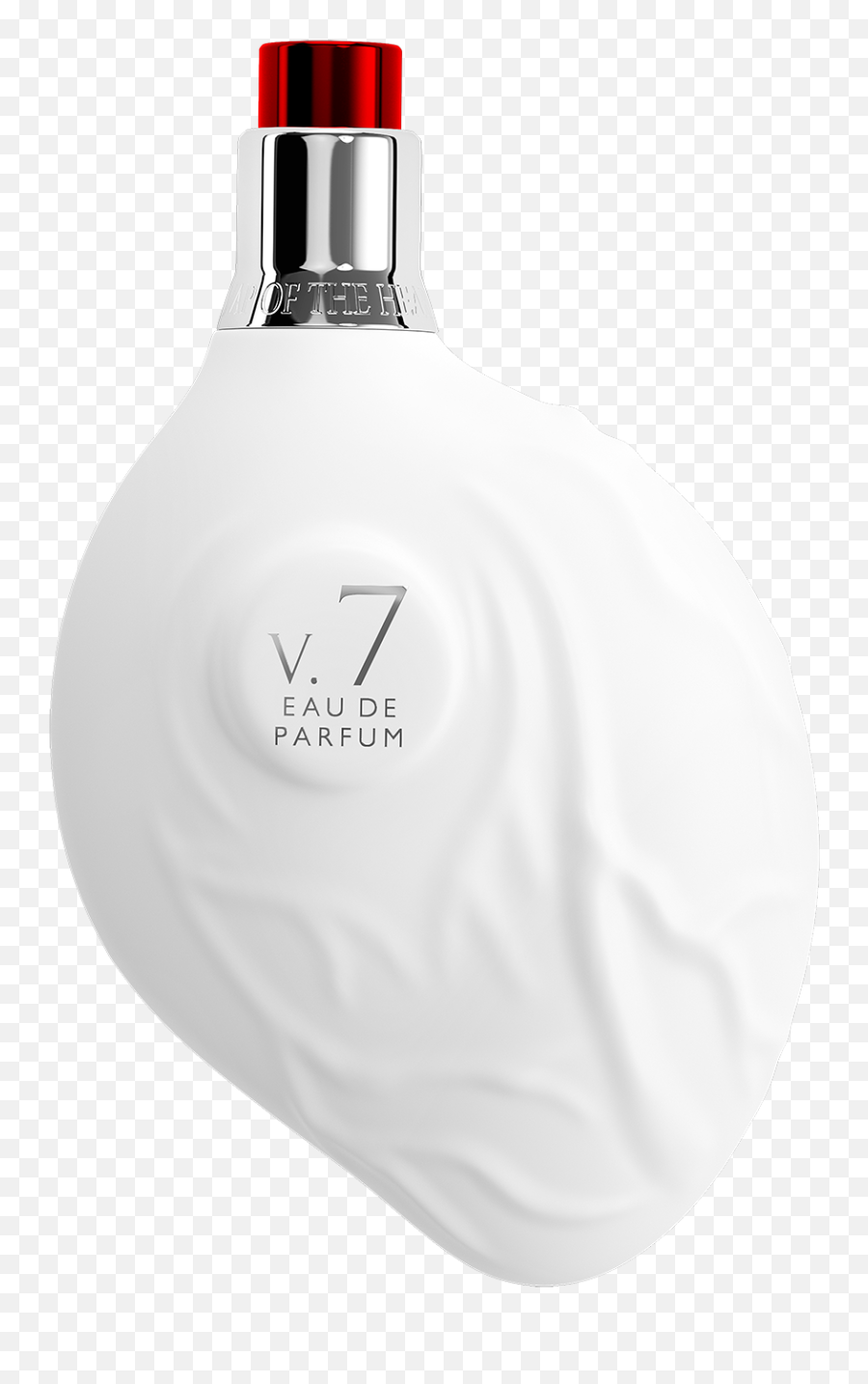 White V7 Eau De Parfum By Map Of The Heart - Glass Bottle Png,White Heart Transparent
