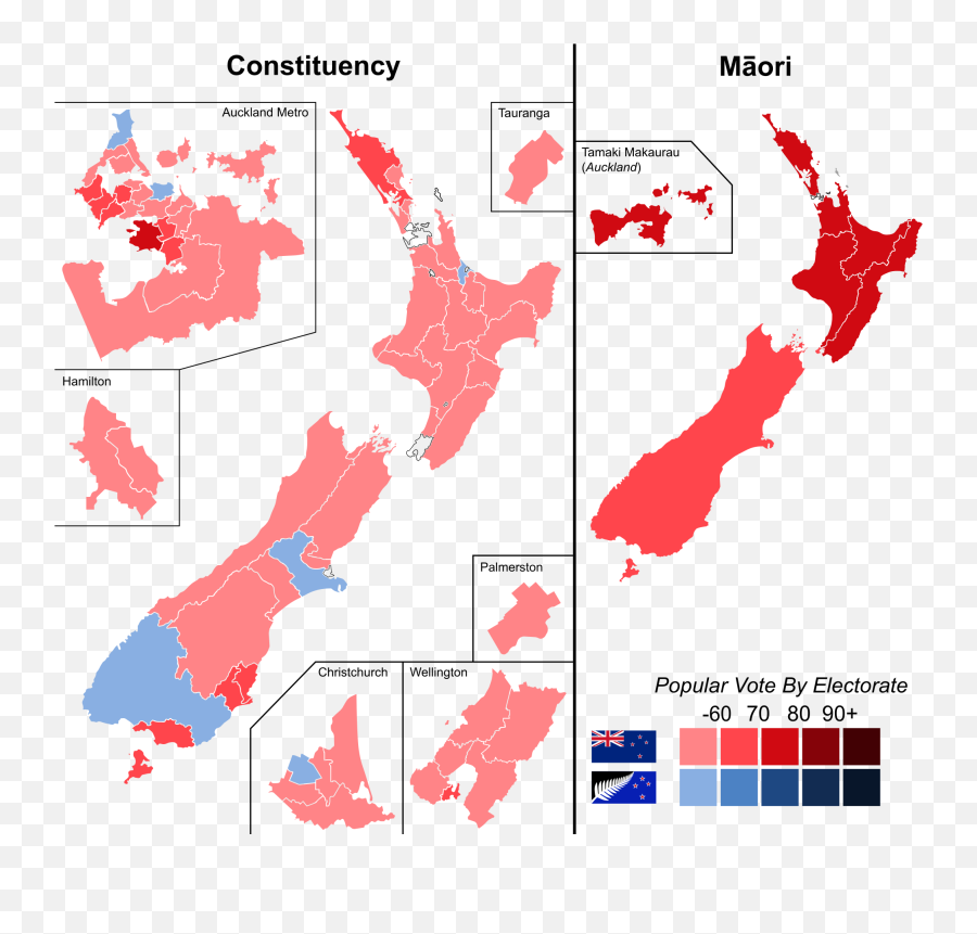 New Zealand Flag Png 25 - New Zealand Election Map,New Zealand Flag Png