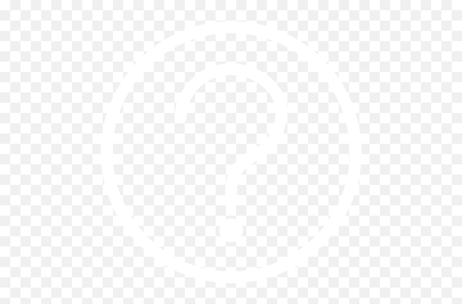 Noun Project Question Mark Icon - White Snapchat Icon Png,White Question Mark Png