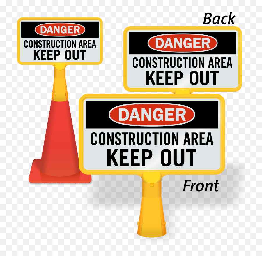 Download Construction Area Keep Out - Danger Png,Wet Emoji Png