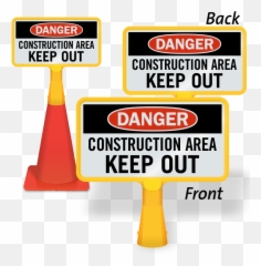 Download Construction Area Keep Out - Danger Png,Wet Emoji Png