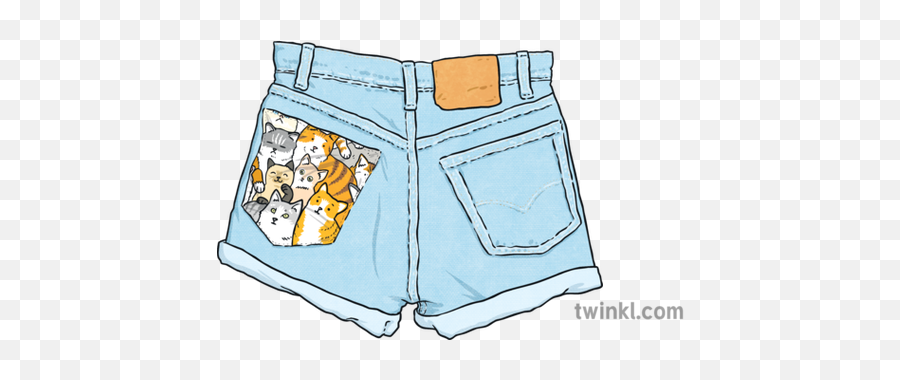 Customised Shorts Illustration - Twinkl Short Png,Shorts Png