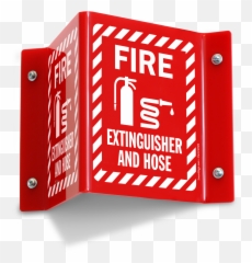 Fire Extinguisher And Hose Projecting Sign - Material Safety Data Sheet Icon png