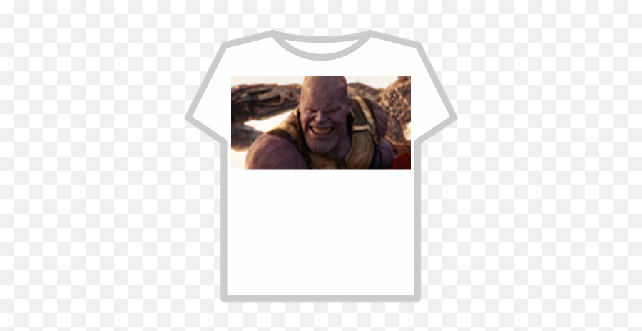 Thanos Face - Roblox Infinity War Thanos Smiling Png,Thanos Face Png