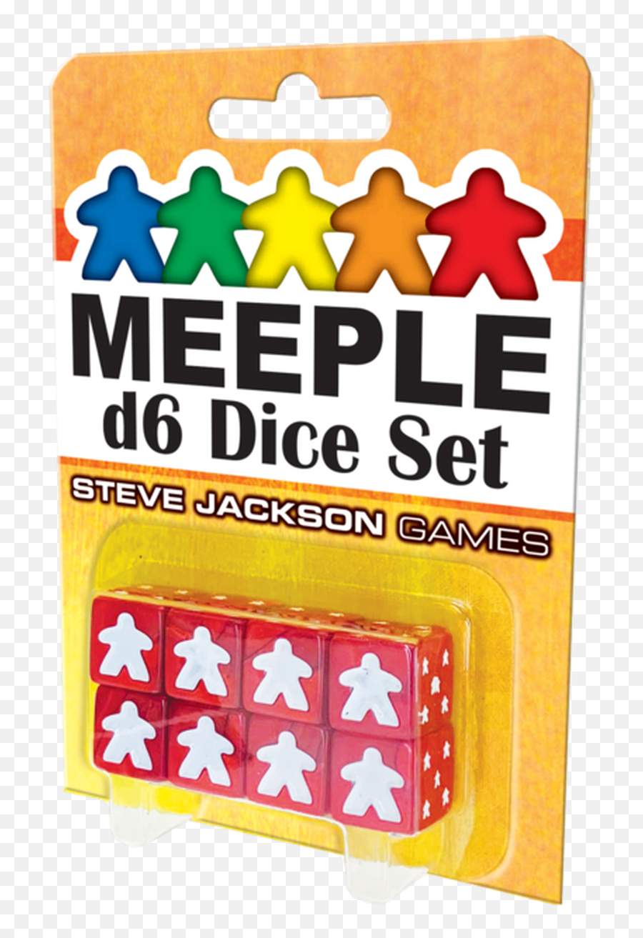 Meeple D6 Dice Set - Red 8ct T Mobile Png,Meeple Png