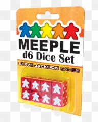 Meeple D6 Dice Set - Red 8ct T Mobile Png,Meeple Png
