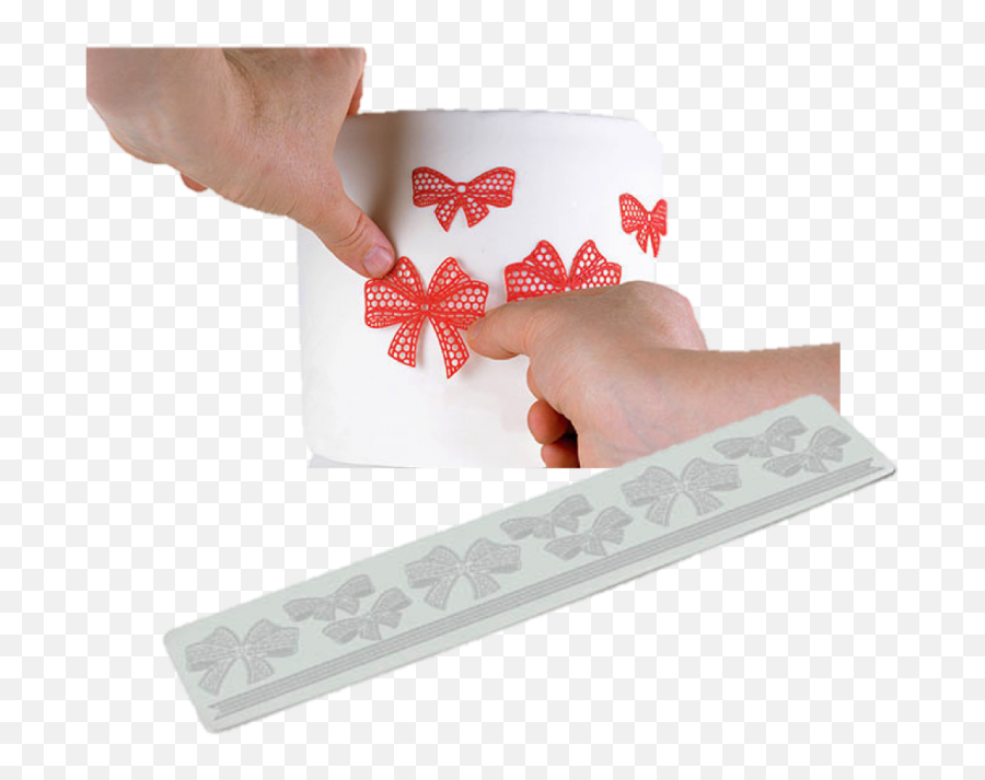 Silikomart - Ribbon Lace Mat Paper Png,Lace Ribbon Png