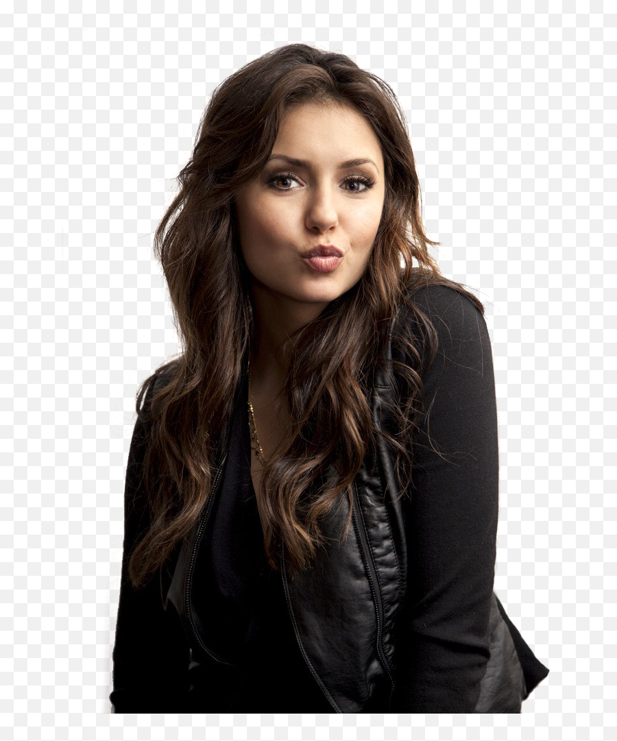 Download Nina Dobrev Png Pic - Free Transparent Png Images Nina Dobrev Blow Kiss,Women Face Png