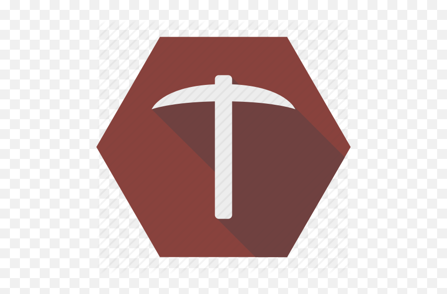 Mining Pick Minecraft Terraria Icon - Download On Iconfinder Hammer Png,Bdo Guild Icon Size