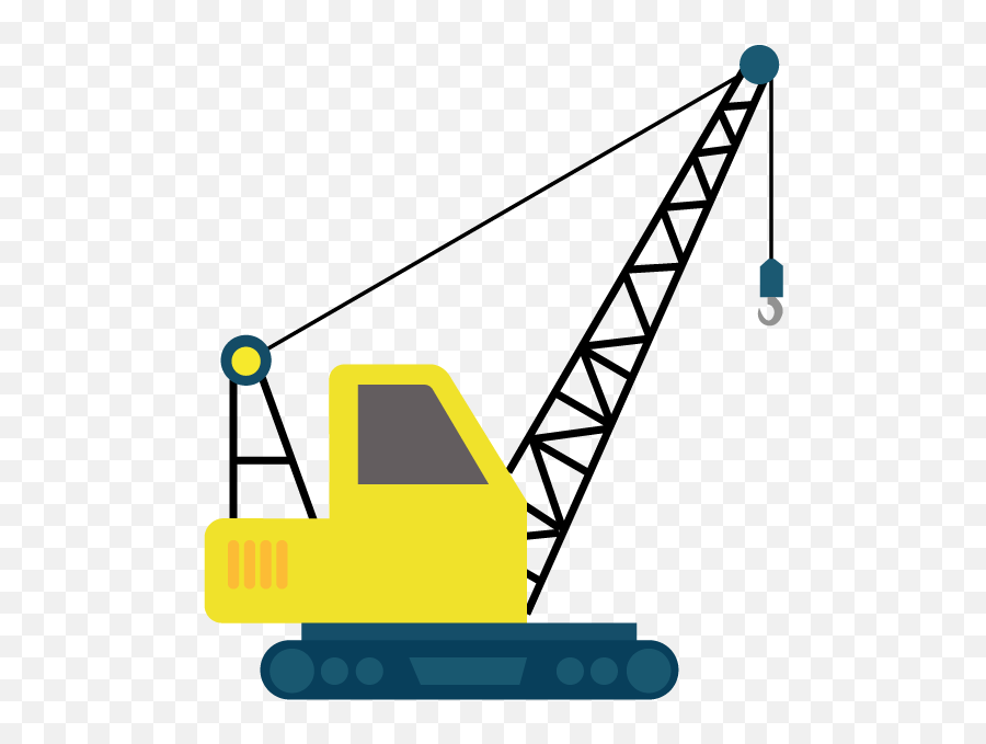 Heavy - Construction Crane Clipart Png,Crane Png