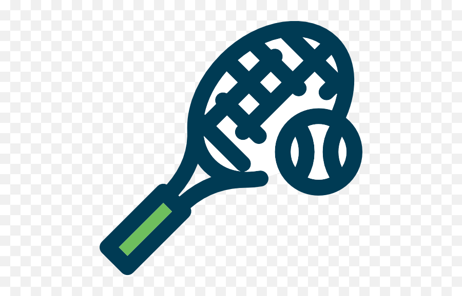 Racket Sportive Ball Tennis Sports Icon - Clip Art Png,Tennis Racquet Icon