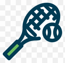 Racket Sportive Ball Tennis Sports Icon - Clip Art png