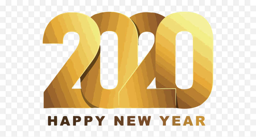 New Year 2020 Font Text Line For Happy - Graphic Design Png,New Pngs